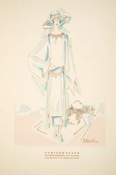 Pariser Platz, Roupa de Verão da Hammer, de Styl, pub.1922 (impressão pochoir)