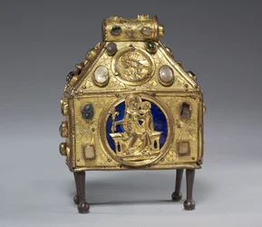 Relicário em forma de bolsa, c.1320