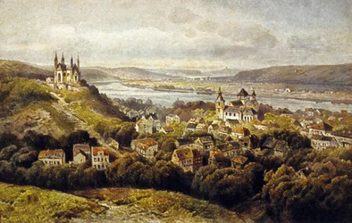 Remagen, Alemanha (lito a cores)