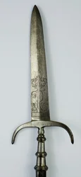Spontoon, c.1750-1800 (aço e madeira)