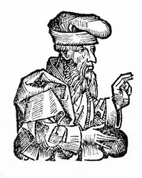 St. Pogius, de &39;Liber Chronicarum&39; por Hartmann Schedel (1440-1514) 1493