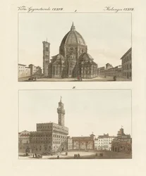 Edifícios estranhos em Florença