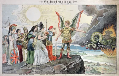 Os povos da Europa na primavera, 1896