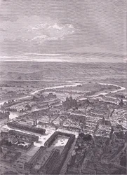 Vista de Metz, Cassells History of the War between France and Germany publicada por Cassell and Company Limited, c.1890 (litho)