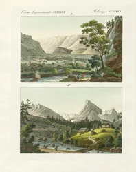 Vistas da Suíça (gravação a cores)