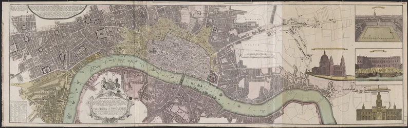 Southwark em Londres, a oeste do mosteiro, bem como dos subúrbios de Urbius