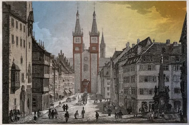 Wurzburg. (gravura, ca. 1830)