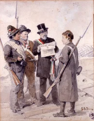 Risorgimento: Os Cinco Dias de Milão (Cinque giornate di Milano) (18-22 de março de 1848): este é um dos primeiros episódios das Revoluções de 1848 (parte da Primeira Guerra de Independência Italiana) que viu a ascensão dos milaneses população insurgente c