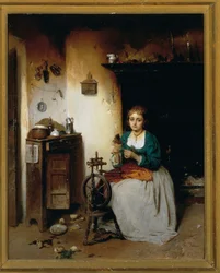 The Spinner, de Gerolamo Induno