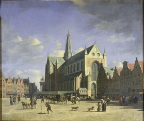 O Groote Markt (Grande Mercado) Haarlem