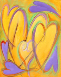 G Hearts 11, 2016 (acrílico sobre tela)