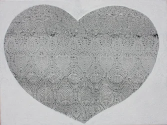 Heart Snow, 2023 (acrílico sobre tela)
