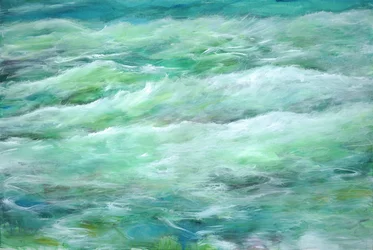 Mares tranquilos, 2013 (acrílico sobre tela)