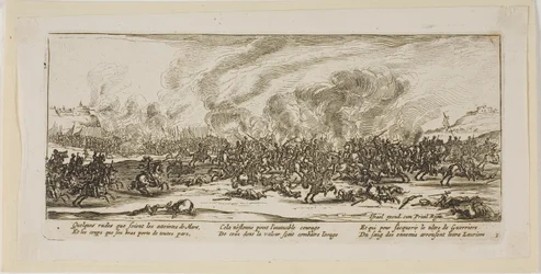 A Batalha, prato três de As grandes misérias da guerra