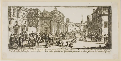 O Hospital, placa quinze de As grandes misérias da guerra