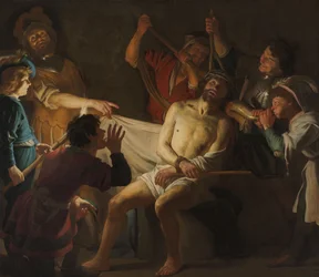 Cristo coroado de espinhos, c.1622 (óleo sobre tela)