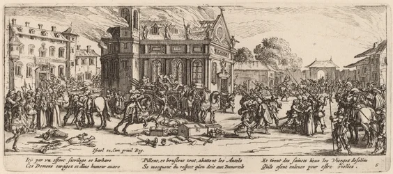 Destruição de um convento