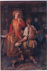 "Muitas vezes da floresta selvagem que trouxe, cujos lados empurravam vermelho sorridente!", Histórias da Rainha das Fadas publicadas por George Harrap and Company