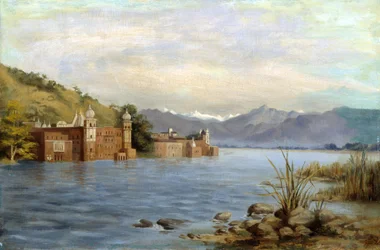 O Ganges em Hardwar, 1888