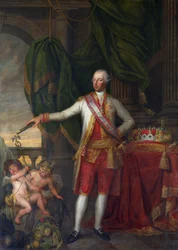 José da Lorena, como Imperador dos Romanos, José II - Retrato do Imperador José II (1741-1790) - Pelichy, Gertrude Cornelie Marie de (1743-1825) - Segunda Metade do séc. - Óleo sobre tela - Groeningemuseum, Bruges
