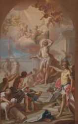 O Martírio de São Sebastião, c.1780 (óleo sobre tela)