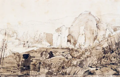 Templo de Diana em Baia, c.1844