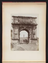 Arco Triunfal de Tito em Roma, Itália