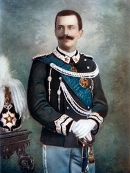 Victor Emmanuel III, rei da Itália, final do século XIX e início do século XX.