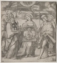 Santos Padroeiros de Bolonha, c. 1515-1520.