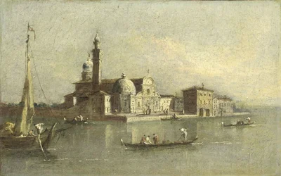 Vista da ilha de San Michele em Veneza