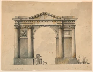 Projeto para um Arco do Triunfo para Napoleão IN, Bergamo, Itália