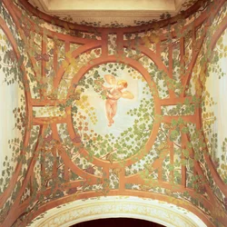 Pergola em trompe loeil