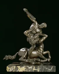 Hércules e o Centauro Eurytion (bronze)