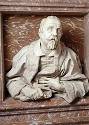 Busto de Gabrielle Fonseca (doutora do Papa Inocêncio X) da Capela Fonseca (mármore) (para detalhes ver 98675)