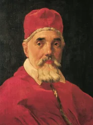 Itália, Roma, Retrato do Papa Urbano VIII (Matteo Barberini)