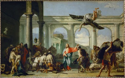 Jesus guerissant le paralytique de Bethesda - Jesus cura o paralítico de Bethesda ...