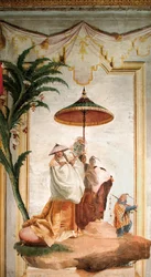 The Mandarins Walk, da Sala Chinesa na Foresteria, 1757