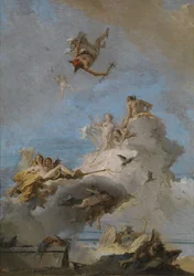 O triunfo de Vênus O Olimpo, entre 1762 e 1765