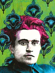 Retrato de Antonio Gramsci, 2008 (técnica mista)