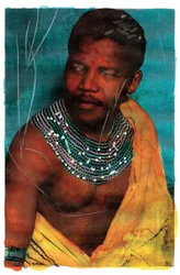 Retrato de Nelson Mandela, 2011 (técnica mista)