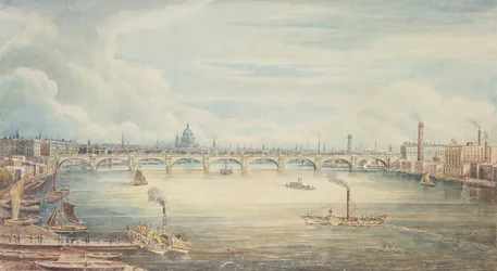 De Hungerford Pier, 1837 (wc no papel)