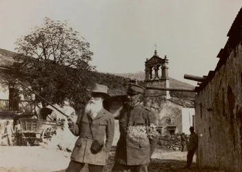 Álbum "Fotos da Segunda Guerra": Soldados italianos em Val Chiusone para Podsenica, 09/1917 (foto a p/b)