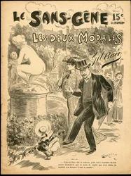 O Gene Sans - Ilustração de Gil Baer (1859-1931): Arte, Escultura Estátua, Infância, Jardim Público, Nudismo