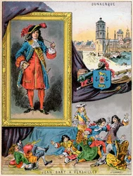 Jean Bart, comandante naval francês e corsário, 1898