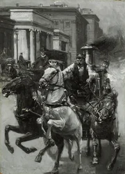 Arremetida ao fogo, c.1900