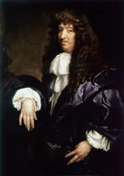 Samuel BUTLER, Retrato da década de 1670 (óleo sobre tela)