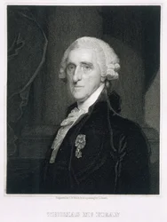 Retrato de Thomas McKean, gravado por Thomas B. Welch (1814-74)