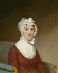 Sarah Homes Tappan (Sra. Benjamin Tappan), 1814 (óleo sobre madeira)