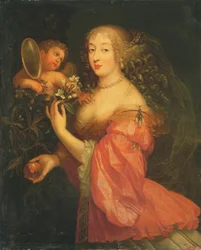 Retrato de Anne Marie Louise de Orleans, Duquesa de Montpensier