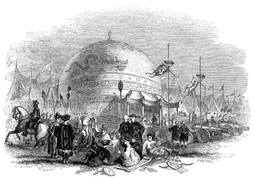 Grande cerimônia de experimentar o canhão, 1847